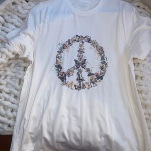 Peace Butterfly Oversize T-Shirt